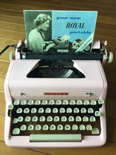 Light Pink Typewriter