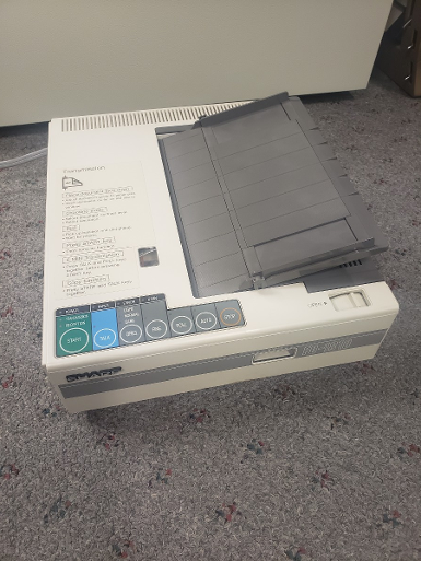 Sharp Fax Machine 1985